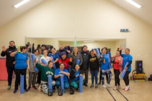 Entrega implementos Taller Baile Entretenido