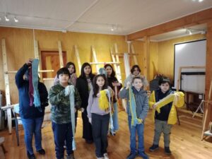 Taller Telar Mapuche Niños