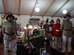 Despedida bombero mártir