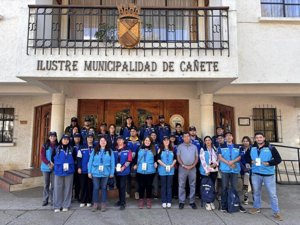 Censistas y Alcalde