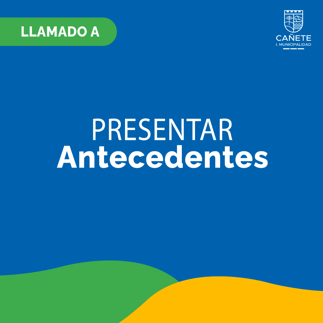 presentar antecedentes