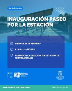INAUGURACIÓN PASEO POR LA ESTACIÓN