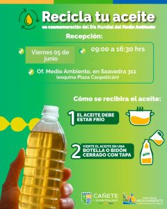 actividad Recicla tu aceite
