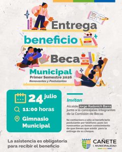 Entrega beneficio Beca Municipal