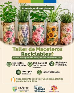 TALLER DE MACETEROS RECICLABLES