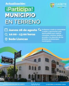 Municipalidad en Terreno, Lloncao, 06.08.2026