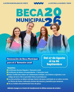 RENOVACIÓN BECA