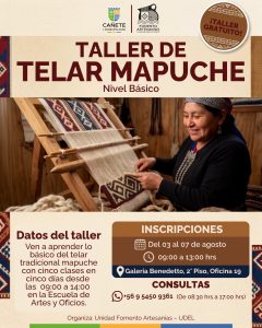 TALLER DE TELAR MAPUCHE
