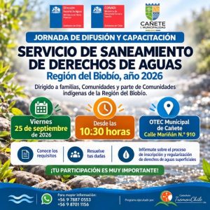 capacitación servicio de saneamiento de derechos de agua